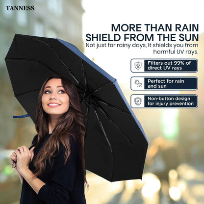 ⏳Time-Limited Special⏰Windproof Compact Umbrella – 10 reinforced ribs flex in strong gusts without flipping. Water-repellent canopy sheds rain instantly – stay dry from your front door to the high street! 🏠🚶