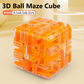 ⏳Time-Limited Special⏰Large 3D Maze Puzzle Cube – Brain Teaser, Skill-Building, Durable 🔴