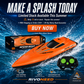⏳Time-Limited Special⏰Dual‑Motor RC Boat – Twin engines, 2.4GHz control, waterproof & impact‑resistant. Slice through waves at insane speed! 🌊🚤