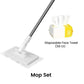 ⏳Time-Limited Special⏰Extendable Telescopic Disposable Flat Clip Mop, 360° Swivel Lightweight Floor Mop -✨Multi-purpose Cleaner for Hardwood, Tile, Kitchen & Bathroom