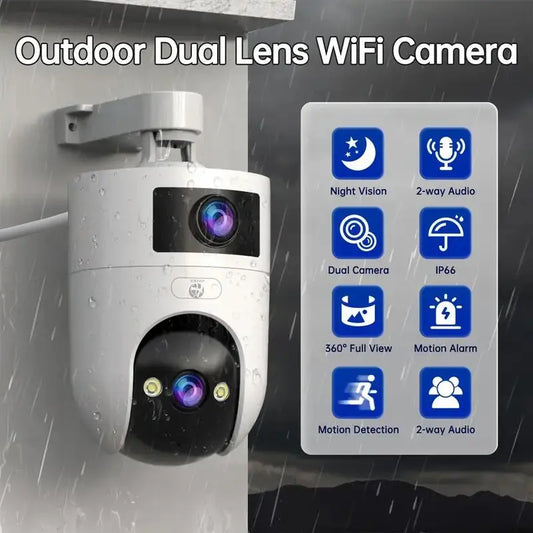 ⏳Time-Limited Special⏰Dual-Lens Security Camera – From £24.99! 360° view, human detection & color night vision. Smart home protection – stock up & save! 🏠✅