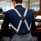 ⏳Time-Limited Special⏰Men's X-Back Suspenders with Hook Clips – Adjustable & Heavy-Duty