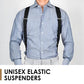 ⏳Time-Limited Special⏰Men's X-Back Suspenders with Hook Clips – Adjustable & Heavy-Duty