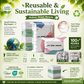 ⏳Time-Limited Special⏰No‑Pump Vacuum Storage Bags – Press & seal, no pump needed. Saves 80% space, keeps clothes dry & dust‑free. Perfect for bulky bedding & off‑season gear. 🛏️🗄️
