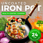⏳Time-Limited Special⏰No Chemicals, Just Perfect Crackling – Heavy-Duty Uncoated Cast Iron Roaster. Works on All Hobs. Free UK Delivery