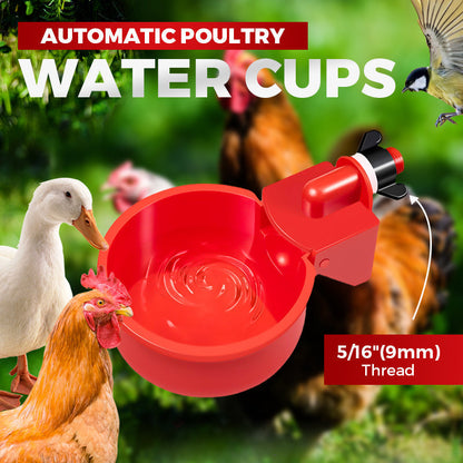 ⏳Time-Limited Special⏰5/16 Inch Thread Automatic Poultry Water Cups