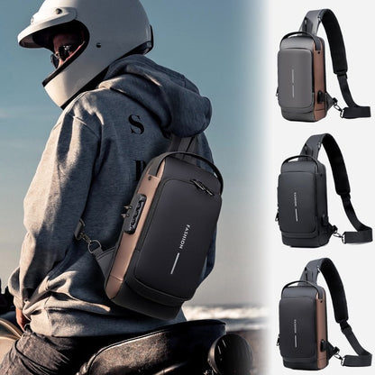 ⏳Time-Limited Special⏰Anti-Theft Unisex Crossbody Sling Bag – Hard Shell, Waterproof, USB Charging, RFID Blocking 🔒