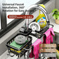 ⏳Time-Limited Special⏰Faucet Sponge Holder Rack – space aluminum, rustproof, fast-drying, no tools. Organize sink & bathroom instantly! 🛡️✅
