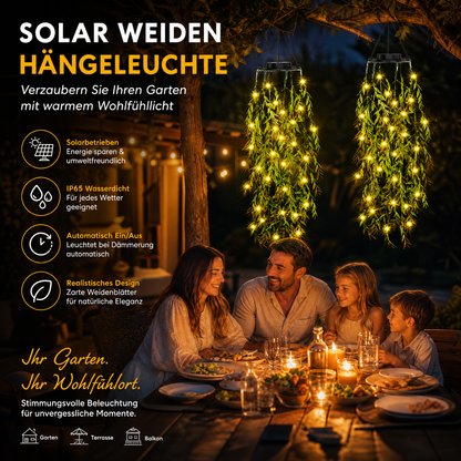 ⏳Time-Limited Special⏰ Solar Ivy Lights with Artificial Leaves – Waterproof, 8 Lighting Modes & Flexible – Perfect for Gardens, Balconies & Wall Decoration 🌿💡✨