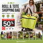 ⏳Time-Limited Special⏰2-in-1 Foldable Shopping Cart – Carry More, Roll Easier