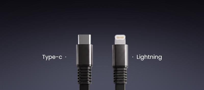Built-In Dual Charging Cables