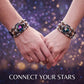 ⏳Time-Limited Special⏰Glow-in-the-dark leather zodiac sign bracelet for men and women (6.9/8.1 inches)♑️