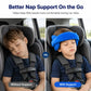 ⏳Time-Limited Special⏰Kids Car Seat Head Support Strap｜Plush Padded Adjustable Nap Rest Band