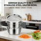 ⏳Time-Limited Special⏰German Quality 3-in-1 Stainless Steel Grater Bowl