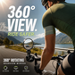 ⏳Time-Limited Special⏰360° Rotating Rearview Mirror – Clear view behind, no more neck twisting. Fits bikes, e‑bikes & motorcycles. Tool‑free silicone strap! 🛡️✨
