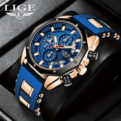 ⏳Time-Limited Special⏰Men's Outdoor Waterproof Sport Quartz Watch – Chronograph function, durable & water-resistant – Perfect for sports, travel & daily wear 🏃‍♂️