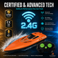 ⏳Time-Limited Special⏰Dual‑Motor RC Boat – Twin engines, 2.4GHz control, waterproof & impact‑resistant. Slice through waves at insane speed! 🌊🚤