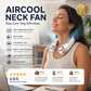 ⏳Time-Limited Special⏰Neck Air Conditioner Fan – Ultra‑quiet, 360° rotating, 3 speeds. Hands‑free cooling, long battery. Summer essential! 😎🌬️