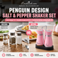 ⏳Time-Limited Special⏰Penguin Design Salt & Pepper Shaker Set – Cute design, durable & easy to fill – Perfect for kitchen, dining & gifts ✨