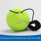⏳Time-Limited Special⏰Rebound Tennis Trainer Kit with Stable Weighted Base – Adjustable Elastic Rope Self Practice Tennis Training Tool, Portable Solo Tennis Swing Accuracy Trainer for Indoor Outdoor Backyard
