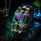 ⏳Time-Limited Special⏰Glow-in-the-dark leather zodiac sign bracelet for men and women (6.9/8.1 inches)♑️