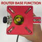 ⏳Time-Limited Special⏰3-in-1 Router Milling Groove Bracket – Adjustable, Inch/cm Scales, Modular Design 🛠️