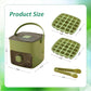 ⏳Time-Limited Special⏰Essential for summer🥤🧊 Ice Cube Maker with Storage – 48 cubes at once, leak‑proof lid. Stackable, saves space. Includes ice scoop & tong.
