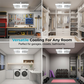 ⏳Time-Limited Special⏰2-in-1 LED Ceiling Fan Light – Dual Cooling, Ultra Bright, Tool-Free Install