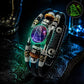 ⏳Time-Limited Special⏰Glow-in-the-dark leather zodiac sign bracelet for men and women (6.9/8.1 inches)♑️