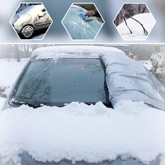 ⏳Time-Limited Special⏰Windshield Anti-Snow & Anti-Frost Cover with Mirror Protection – Ready-to-Drive in Any Weather!🔥
