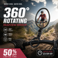 ⏳Time-Limited Special⏰360° Rotating Rearview Mirror – Clear view behind, no more neck twisting. Fits bikes, e‑bikes & motorcycles. Tool‑free silicone strap! 🛡️✨