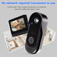 ⏳Time-Limited Special⏰Wireless doorbell camera: 1080P, 170° angle, 4.3-inch screen, IPX65 outdoor waterproof rating, night vision