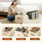 ⏳Time-Limited Special⏰Fabric Shoe Organizer Storage Box – Foldable, Large Capacity, Dustproof & Breathable for Closet & Bedroom 🧺✨