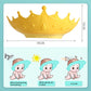 ⏳Time-Limited Special⏰Kids' Ear Protective Cap – Waterproof Shower Hat, Adjustable & Cartoon Crown Design ✨