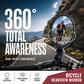 ⏳Time-Limited Special⏰360° Rotating Rearview Mirror – Clear view behind, no more neck twisting. Fits bikes, e‑bikes & motorcycles. Tool‑free silicone strap! 🛡️✨