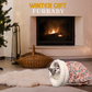⏳Time-Limited Special⏰Plush Cave-Style Pet Sleeping Bag – Semi-Enclosed Cozy Design Gives Cats Sheltered Tucked-Away Resting Spot, Soft Plush Comfort, Hooded Shape Blocks Indoor Drafts & Easy-Care Washable – 4 Patterns Multiple Sizes 🐱