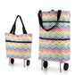 ⏳Time-Limited Special⏰2-in-1 Foldable Shopping Cart – Carry More, Roll Easier