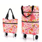 ⏳Time-Limited Special⏰2-in-1 Foldable Shopping Cart – Carry More, Roll Easier