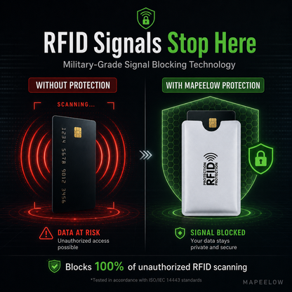 ⏳Time-Limited Special⏰RFID Blocking Credit Card Cases– Slim Anti-Theft Wallet Protection 🔒