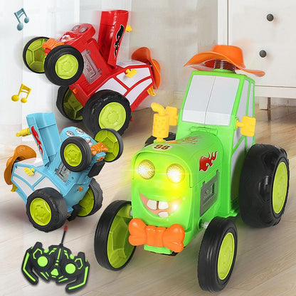 ⏳Time-Limited Special⏰It Jumps, It Flips, Kids Love It – Crazy Jumping Car Toy