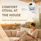 ⏳Time-Limited Special⏰Rechargeable Ceiling Fan with LED Light – Cool & Bright Anywhere ✨