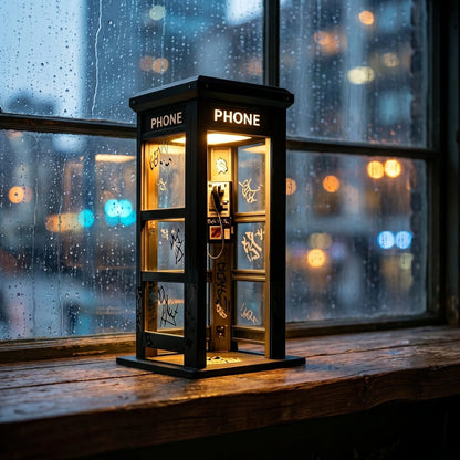 ⏳Time-Limited Special⏰Vintage Phone Booth Ambient Lamp