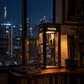 ⏳Time-Limited Special⏰Vintage Phone Booth Ambient Lamp