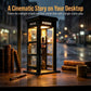 ⏳Time-Limited Special⏰Vintage Phone Booth Ambient Lamp