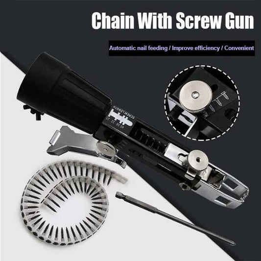 🔥2026 New Arrival🔥Automatic chain nail gun adapter for drills