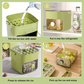 ⏳Time-Limited Special⏰Essential for summer🥤🧊 Ice Cube Maker with Storage – 48 cubes at once, leak‑proof lid. Stackable, saves space. Includes ice scoop & tong.