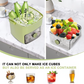 ⏳Time-Limited Special⏰Essential for summer🥤🧊 Ice Cube Maker with Storage – 48 cubes at once, leak‑proof lid. Stackable, saves space. Includes ice scoop & tong.