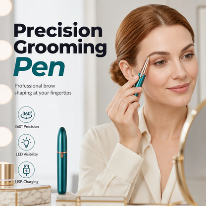 ⏳Time-Limited Special⏰Electric Eyebrow Trimmer Pen with LED Light – USB Rechargeable Precision Hair Remover