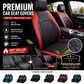⏳Time-Limited Special⏰9-Piece Quilted Faux Leather Seat Covers – Car Interior Accessory ⏰