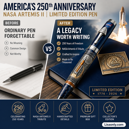 ⏳Time-Limited Special⏰250th U.S. Anniversary Pen – Heirloom-Quality, 24K Gold-Plated & German-Made Nib – "What Will You Sign With America's 250th?" ✨